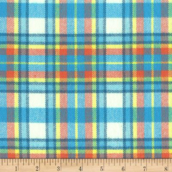 Flannel Marcus - Flannel - Primo Plaids / U012-0120 / Aqua