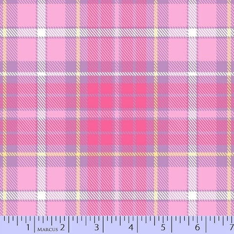 Marcus - Flannel - Primo Plaids / U054-0126 / Pink & Purple