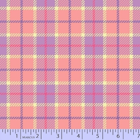 Flannel Marcus - Flannel - Primo Plaids / U055-0172 / Purple & Peach