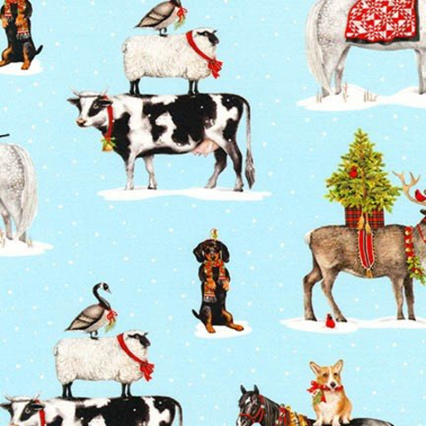 RK - Holly Jolly Christmas / Digital /  Christmas Animals / AUK-17332-88 ICE