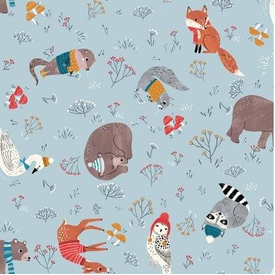 Clothworks Clothworks - Dreaming Of Snow / Animals / Y2754-87