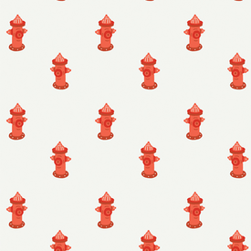 Art Gallery Fabrics Art Gallery -  Oh Woof - Potty Break / Fire Hydrant / OHW-68685