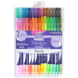  Tulip Dual Tip Fabric Markers 30pc