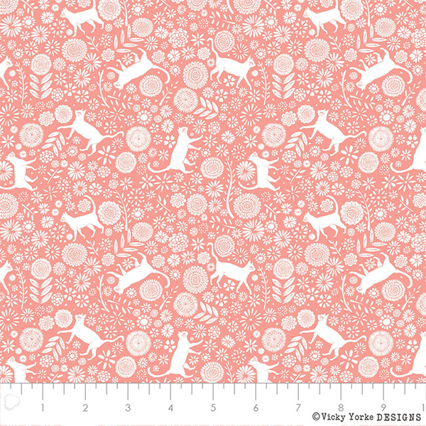 Camelot Camelot - Urban Jungle / Cats & Flowerss / Pink