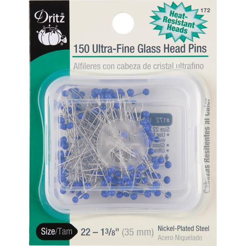 Dritz - Ultra Fine Glasshead Pins