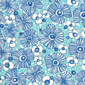  Moda Fabrics - Botanica / Hawaiian Flower / White / 11842-13