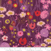 Moda Fabrics - Growing Beautiful / Wild Flowers / Plum / 11830-15