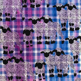  Banyan Batiks - Kilt & Quilts / Sheep / Purple / 80399-28