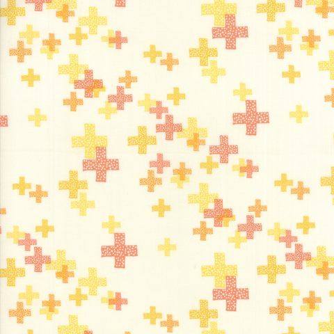 Moda Fabrics - Modern Colorbox / Zen Chic / Cross / Yellow / 1644-17