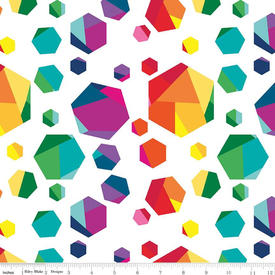 RB - Create / Rainbow Geo Gems / C9801-WHITE