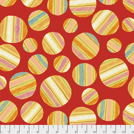 Free Spirit Fabrics Free Spirit - Keiko Goke / How Do You Do / PWKG001 Red / Lollipop Candy