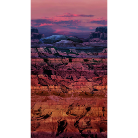  Northcott - The View From Here 2 / Digital Prints / Canyon Ombre / Sienna Purple / DP23768-34