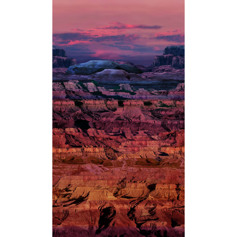 Northcott - The View From Here 2 / Digital Prints / Canyon Ombre / Sienna Purple / DP23768-34
