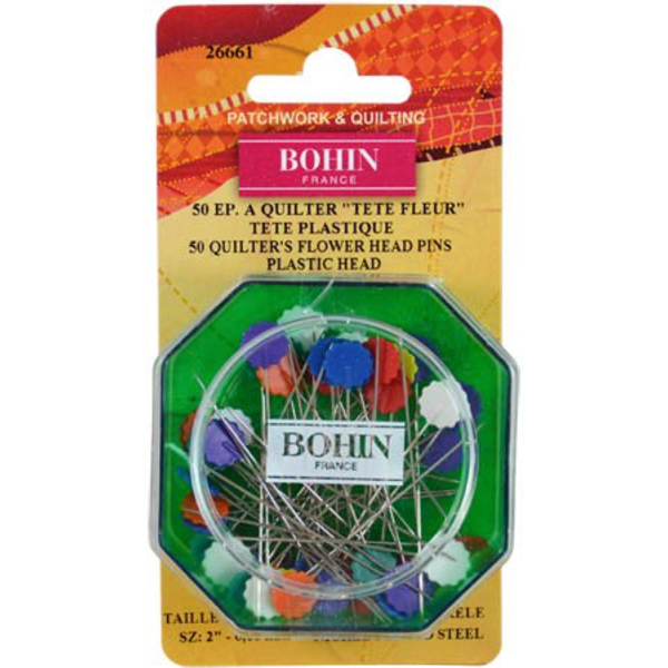  Bohin  50 Flower Head Pins