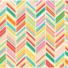  Moda Fabrics - Painted Garden / Chevrons / 11813-11