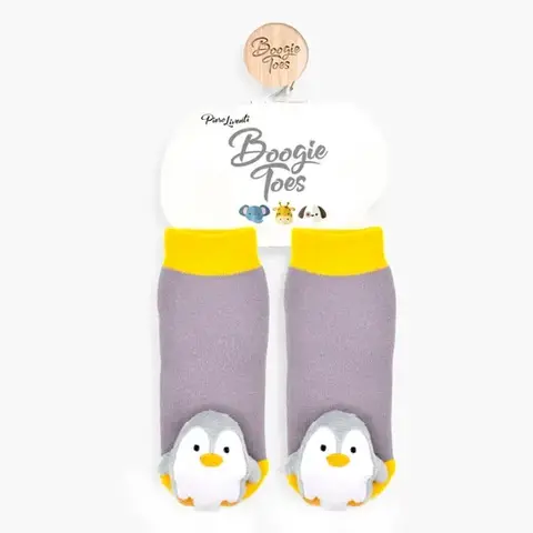 Boogie Toes - Baby Rattle Socks / Penguin (1-2year)