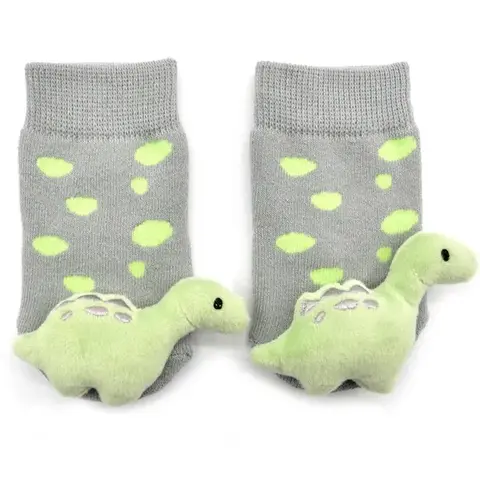 Boogie Toes - Baby Rattle Socks / Dino  (1-2year)