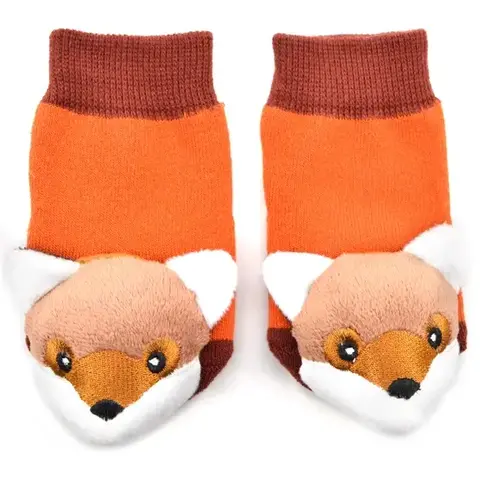 Boogie Toes - Baby Rattle Socks / Fox (1-2year)