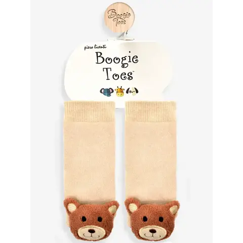 Boogie Toes - Baby Rattle Socks / Bear (1-2year)