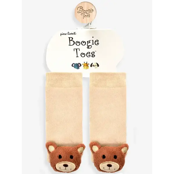  Boogie Toes - Baby Rattle Socks / Bear (1-2year)