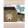 Boogie Toes - Gift Set / Rattle Socks and Leggings / 6-12 Months / Bear