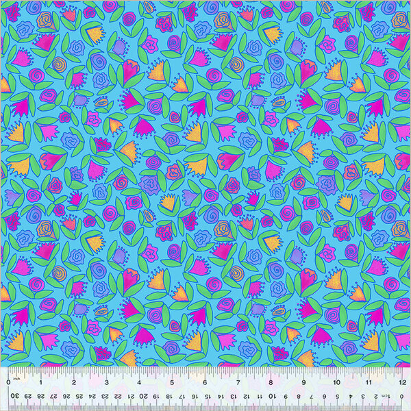 Windham Goodness Gracious - Little Ditsy Flowers / 53915-8 / Blue
