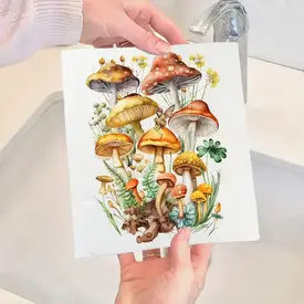  Avery Lane - Swedish Dish Cloth / Mushroom Fairy