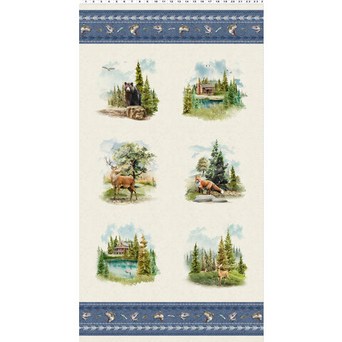 Clothworks - Back Country / 24" Panel / Y3853-88
