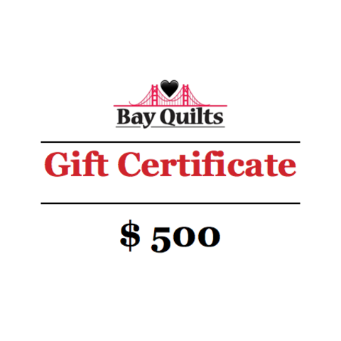 Bay Quilts - $500 - Gift Card
