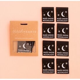 Sarah Hearts - Premium Woven Labels / Made Under Moonlight (8pc)