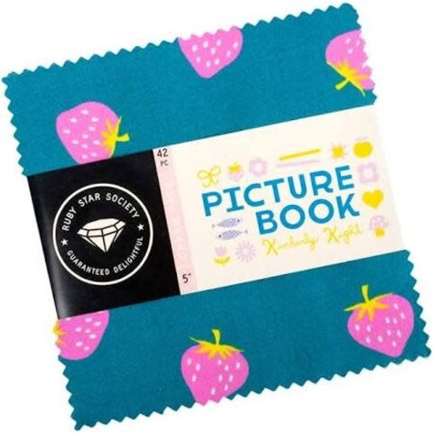 Ruby Star -  Picture Book   /  Charm Pack  (5inX5in) 42pc