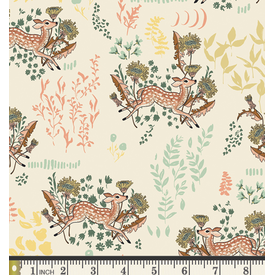 Art Gallery Fabrics Art Gallery - Flannel / Dandelion Doe Parsnip / F-77604-1