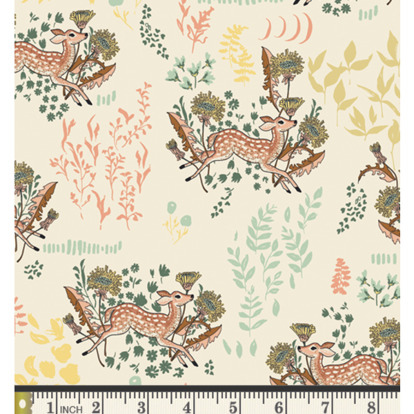 Art Gallery Fabrics Art Gallery - Flannel / Dandelion Doe Parsnip / F-77604-1