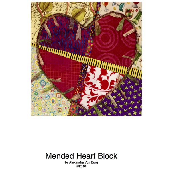  Alexandra Von Burg  - Pattern  /  Mended heart