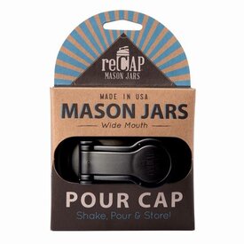  RECAP Mason Jar - Pour Lid & Handle / Wide Mouth