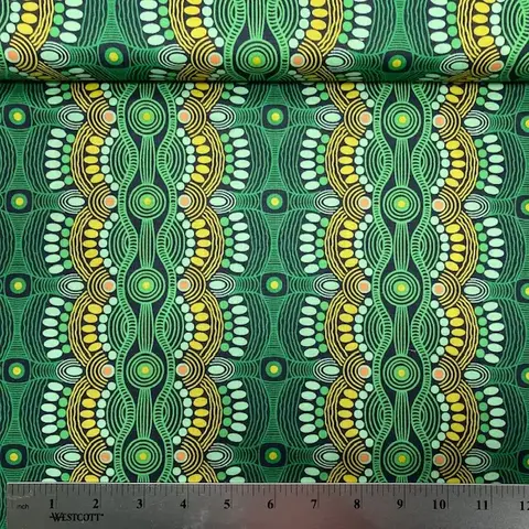 Australian Aboriginal - Desert Flora / Green