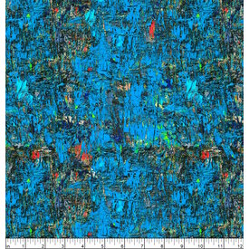 Bernatex Paula Nadelstern -  Poured Color - Impressions Blue/Red