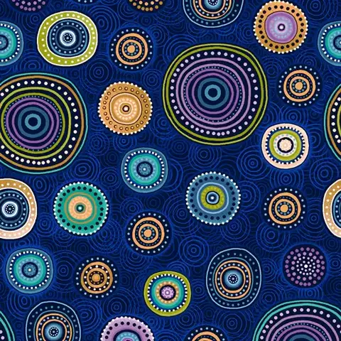 Paintbrush Studios - Walkabout 2 / 12014392  Medallions - Blue