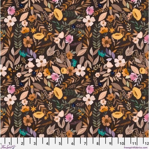 Mia Charro - Autumn Friends / Evening Flowers / Dark Brown / PWMC034