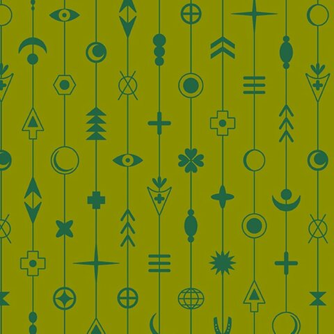 Alison Glass - Between /  Gaze / A 371 G / Olive