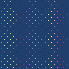  Andover - Rainbow Sprinkles / Swiss Dot / Navy / A-9428-B