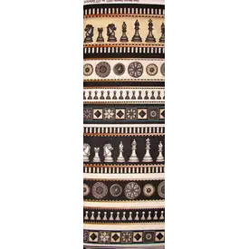 QT Fabrics QT Fabrics -Checkmate / Chess Stripe