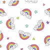 Andover - Believe - Rainbows / White / A-9904-L