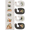 PANEL - Woodland Adventures Height Chart / 27 x 42"