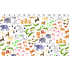 Clothworks - Colorama / Cat Feast / Y3806-1 White