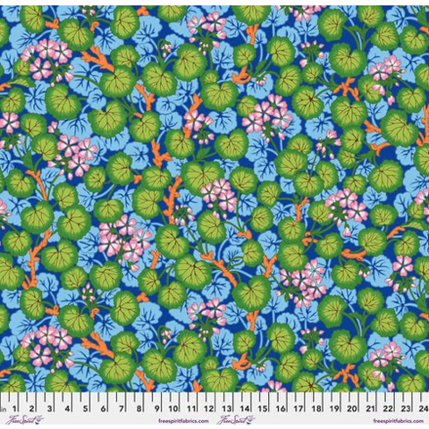 Kaffe Fassett -  Climbing Geraniums / PWPJ110 -BLUE