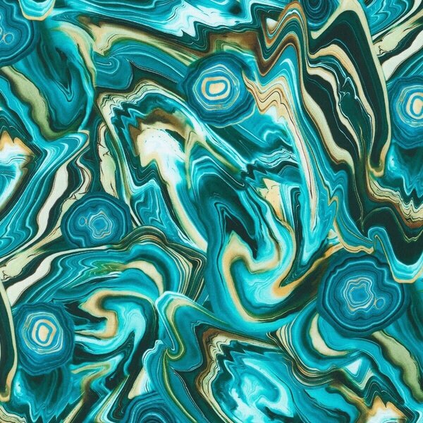 Robert Kaufman Robert Kaufman Fabrics -  The Gem Collector / Marble Swirl / Lapis /  21292-228