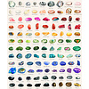 Robert Kaufman Fabrics -  The Gem Collector /  Chart / Cream /  21288-201
