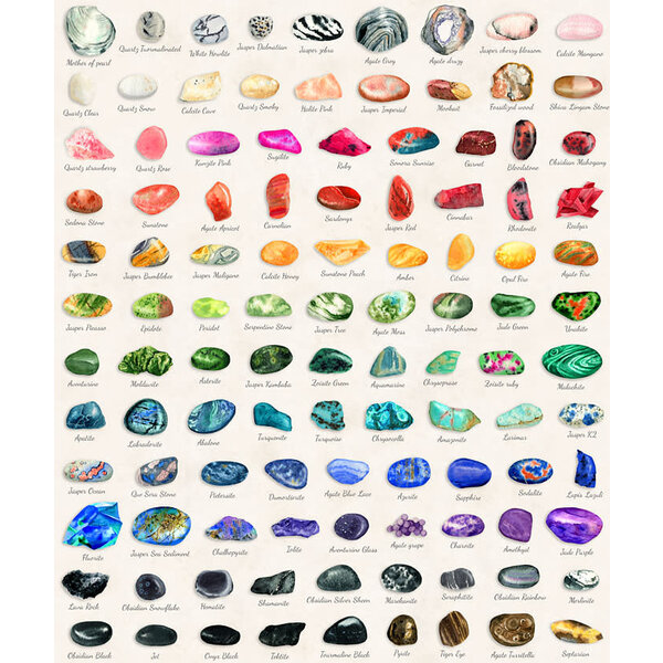 Robert Kaufman Robert Kaufman Fabrics -  The Gem Collector /  Chart / Cream /  21288-201