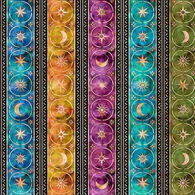 QT Fabrics QT - Moonshaddow / Star Stripes / 28565-X